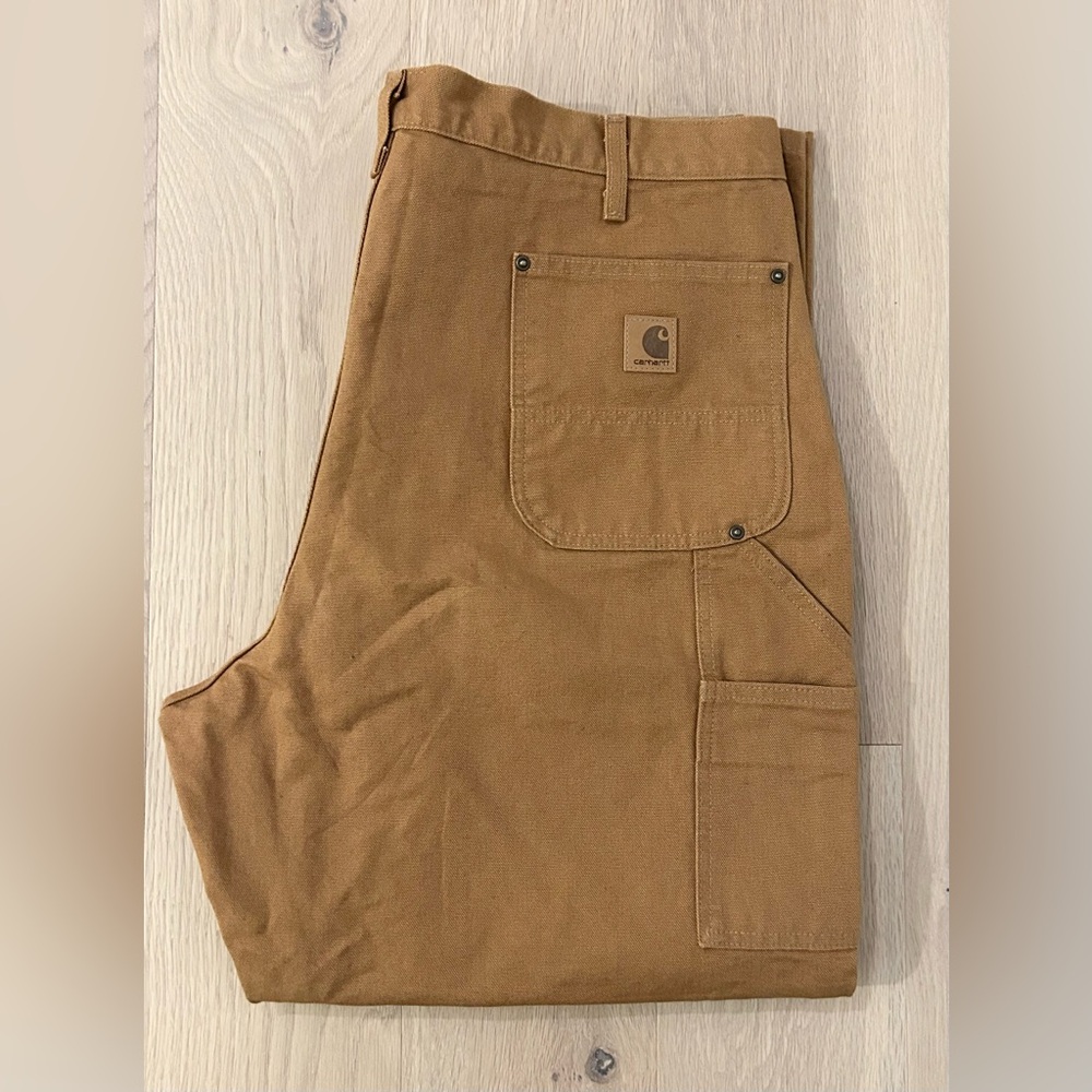 Carhartt Double Knee Loose Fit Carpenter Pants B136 BRN New without tags